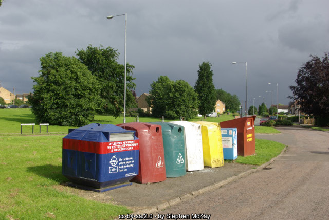 Recycling bins