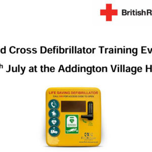 Defibrillator Training Event 5th July Addington village Hall